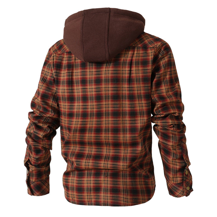 TrailGuard Hooded Flannel Jacket (4 Designs) - Saint Drako