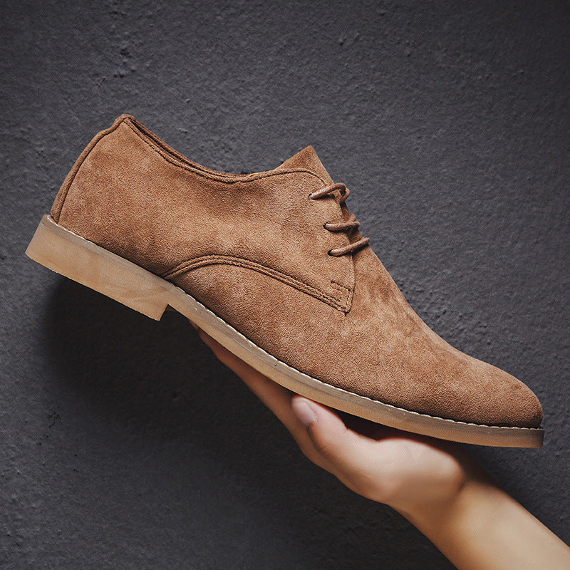 Novaro Suede Oxford Shoes - Saint Drako