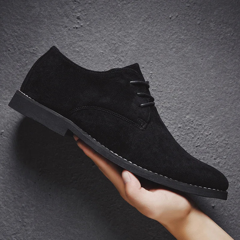 Novaro Suede Oxford Shoes - Saint Drako