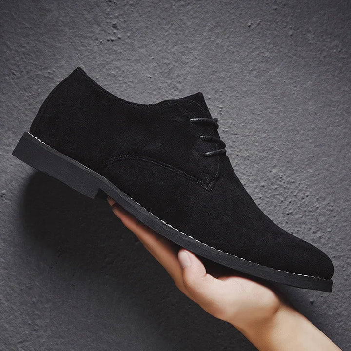 Novaro Suede Oxford Shoes - Saint Drako