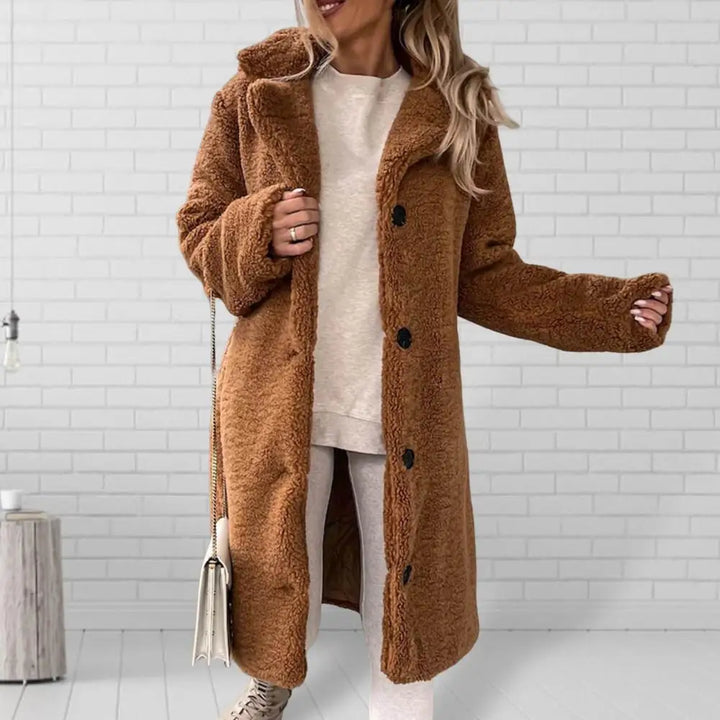 Winter Wonderland Teddy Long Coat