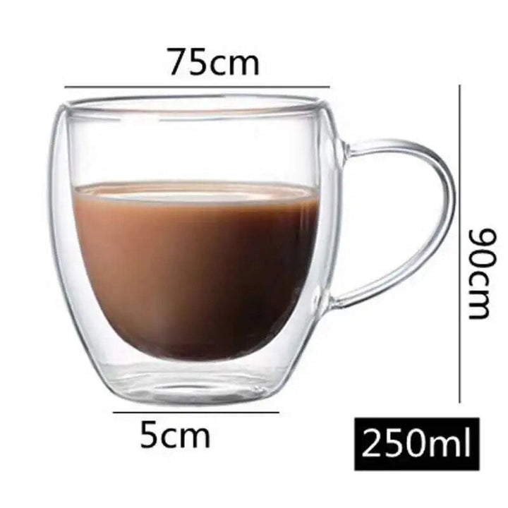 Borosilicate Brilliance Premium Glass Mugs