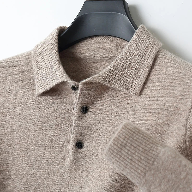 100% Merino Camden Polo - Saint Drako