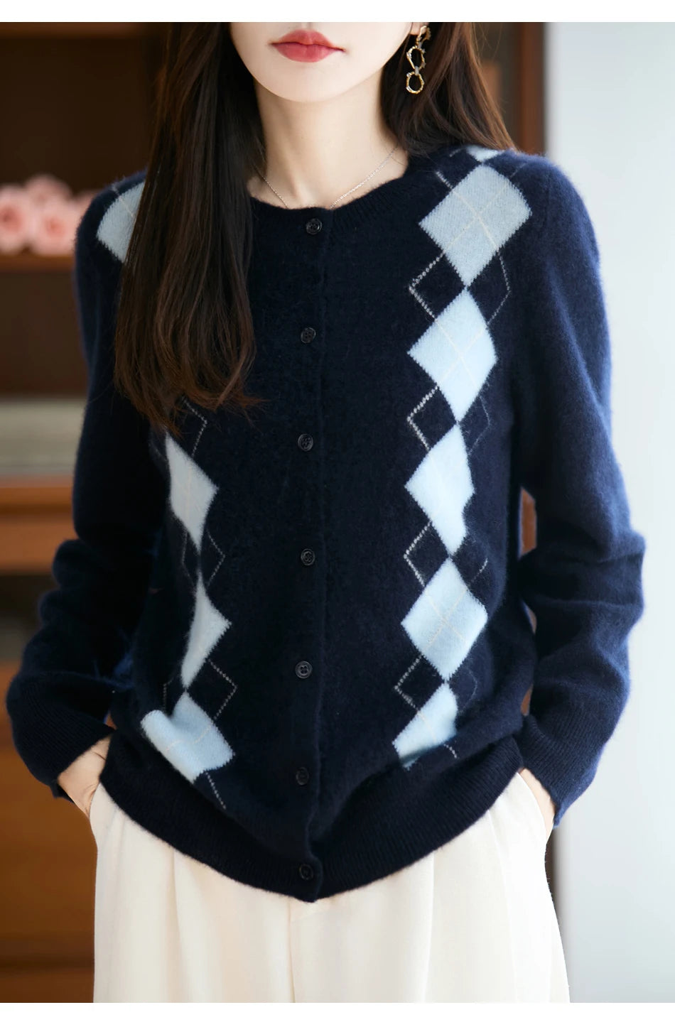 Verona Wool Knit Cardigan - Saint Drako