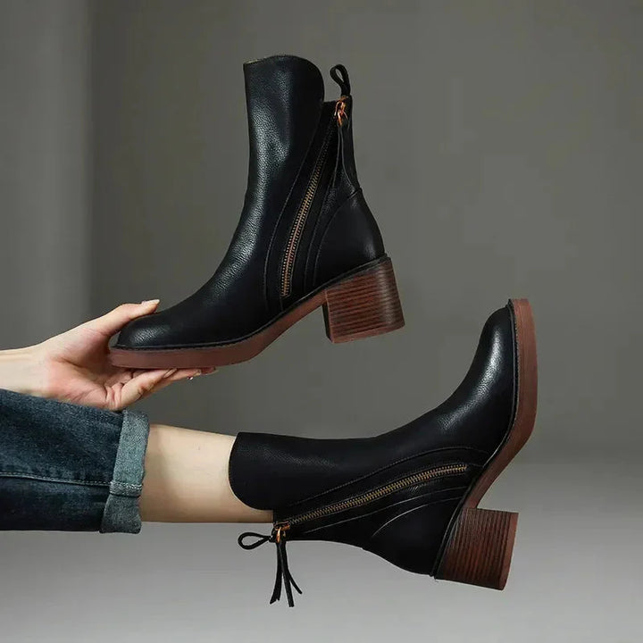 Salerno Platform Ankle Boots