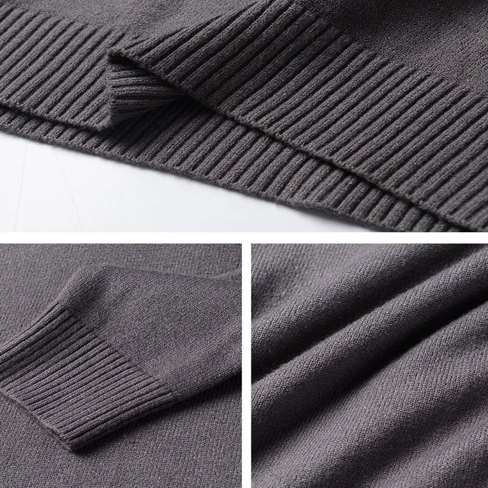 Cashmere Sweater – Cable Knit Cardigan Knit Cardigan Mens in Old Money Style - Saint Drako