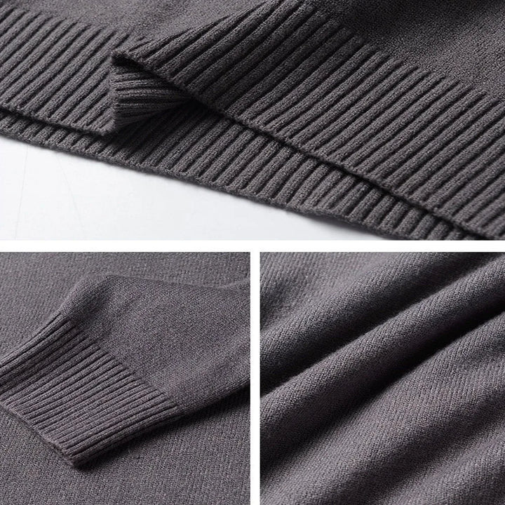 Cashmere Sweater – Cable Knit Cardigan Knit Cardigan Mens in Old Money Style - Saint Drako