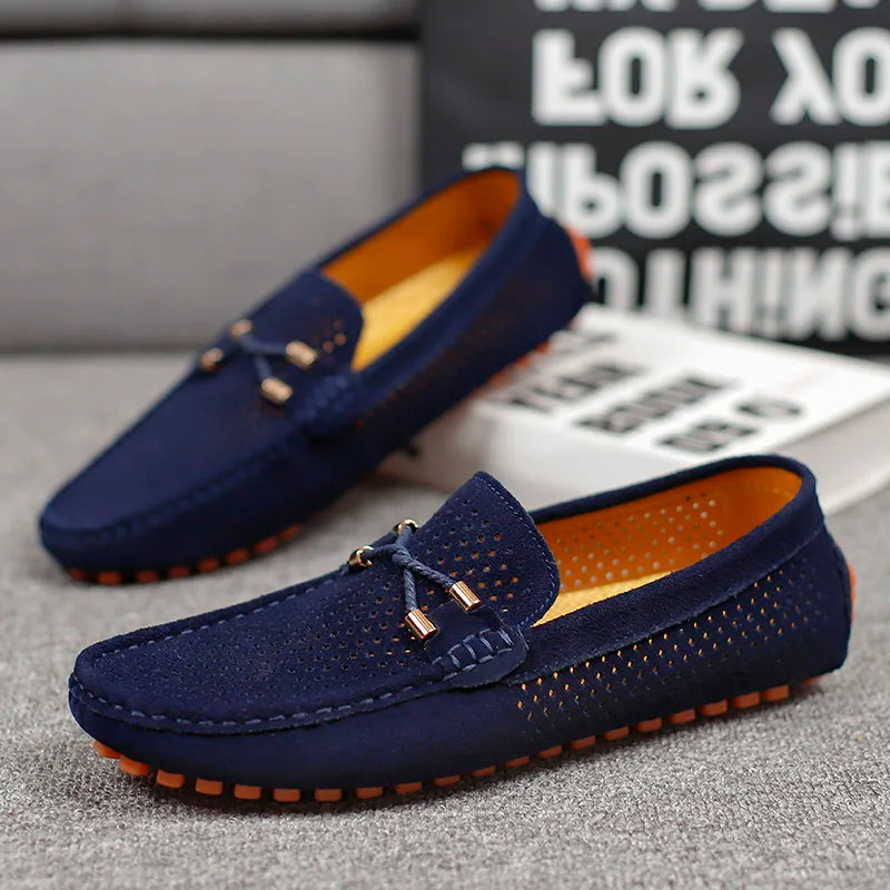 Adrian Leather Slip-On Loafers - Saint Drako