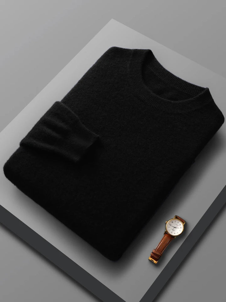 Merino Wool Crew Neck Sweater - Saint Drako