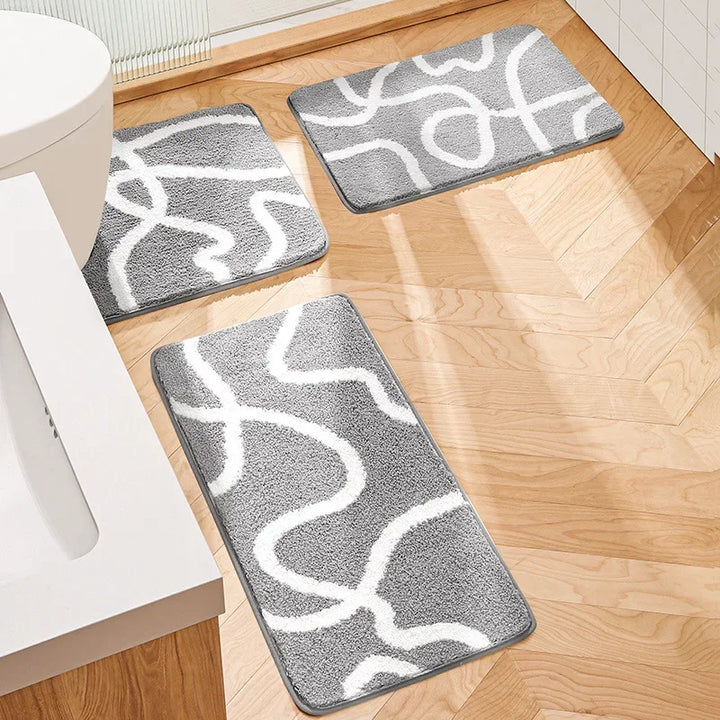 LoftLine Bathroom Floor Mat Collection