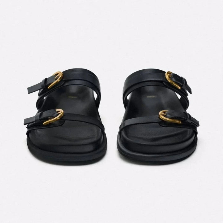 Karma Stride Leather Sandals - Saint Drako