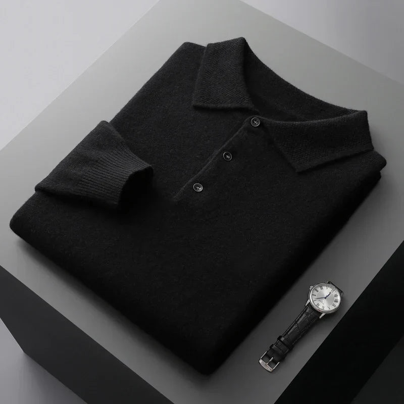 100% Merino Camden Polo - Saint Drako