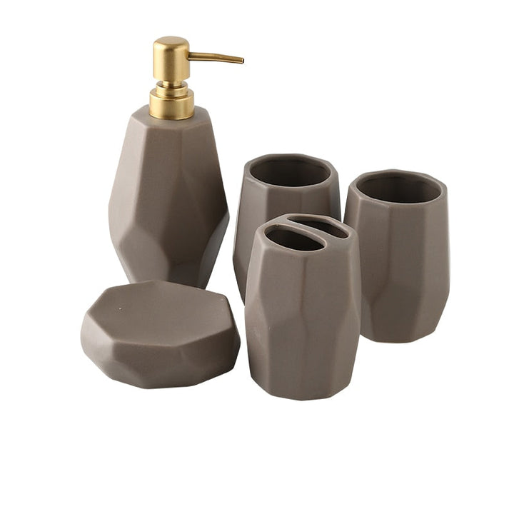 GioielloRilucente Ceramic Bathroom Collection Set