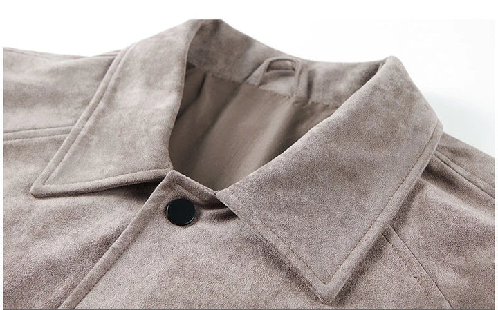 Romeo Suede Autumn Coat - Saint Drako