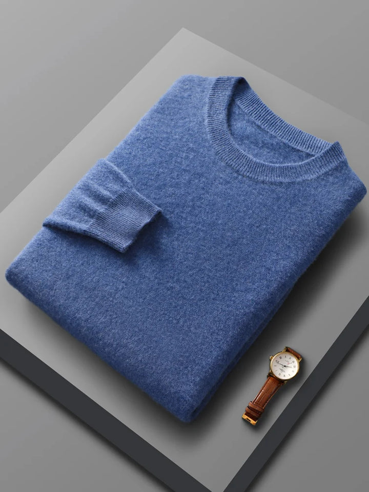 Merino Wool Crew Neck Sweater - Saint Drako