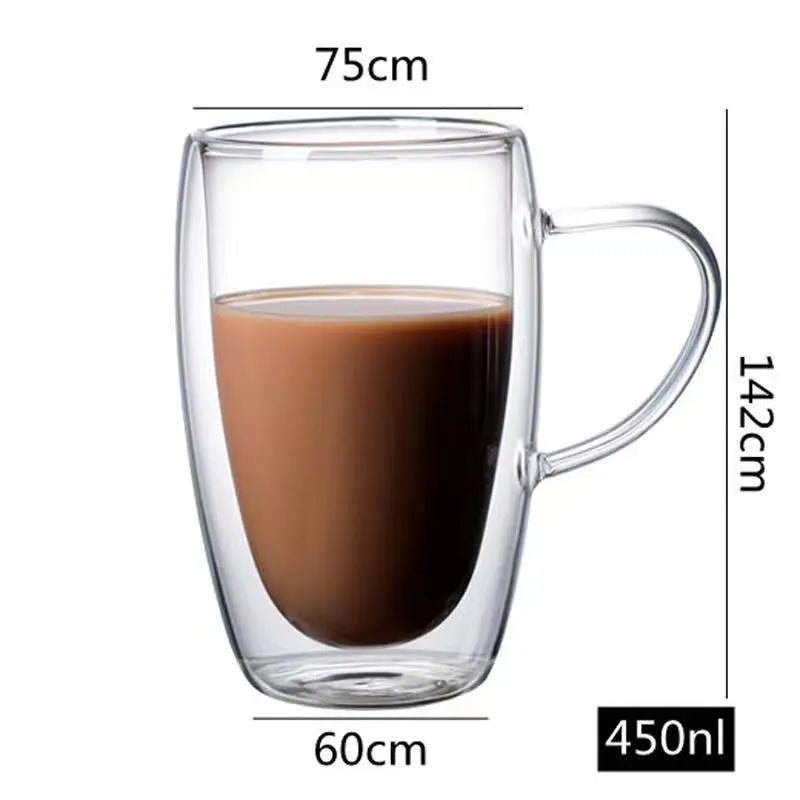 Borosilicate Brilliance Premium Glass Mugs