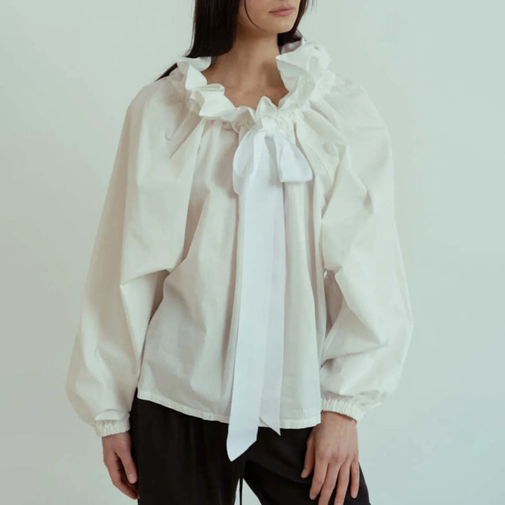 Portsea Puffed Cotton Blouse