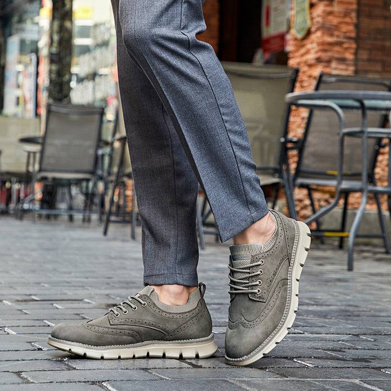 VentioMen's Flexible Leather Casual Shoe - Saint Drako