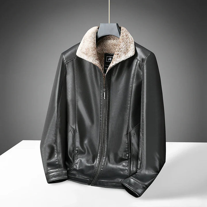 Stonehenge Faux Lined Leather Jacket