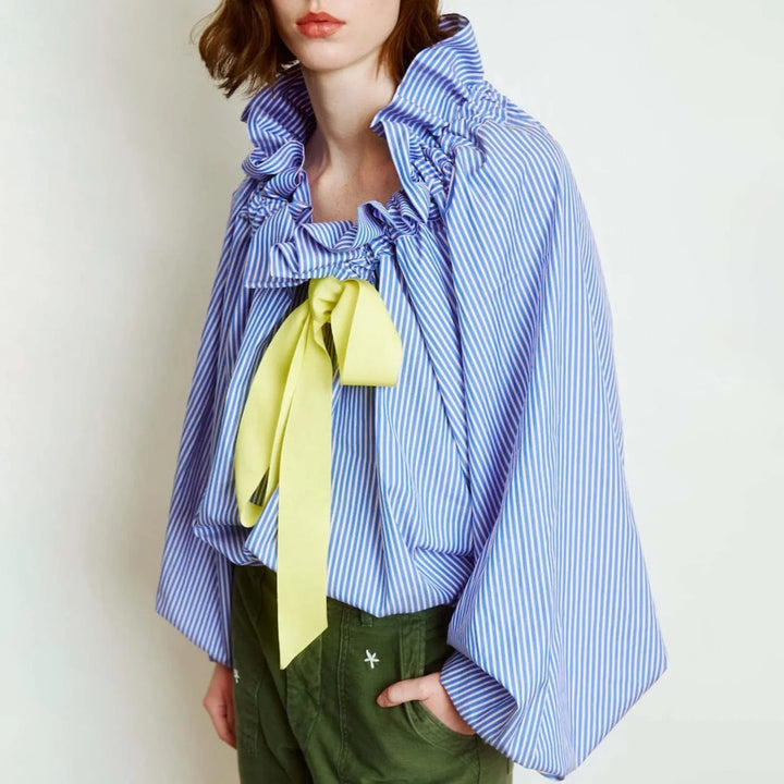 Portsea Puffed Cotton Blouse