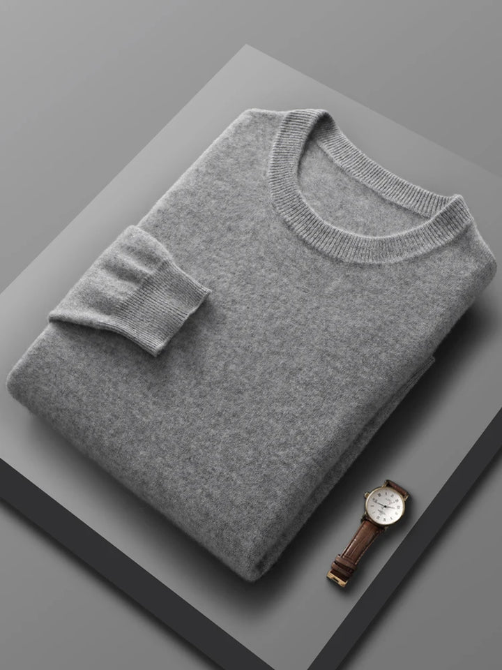 Merino Wool Crew Neck Sweater - Saint Drako