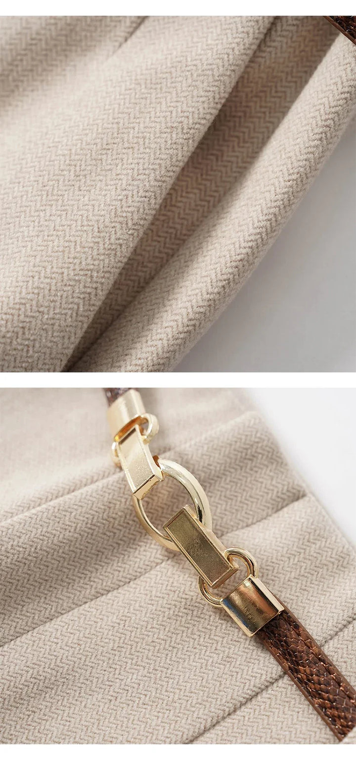 Valona Wide-Leg Wool Trousers