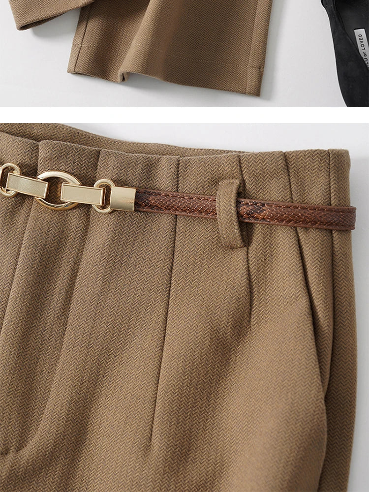 Valona Wide-Leg Wool Trousers