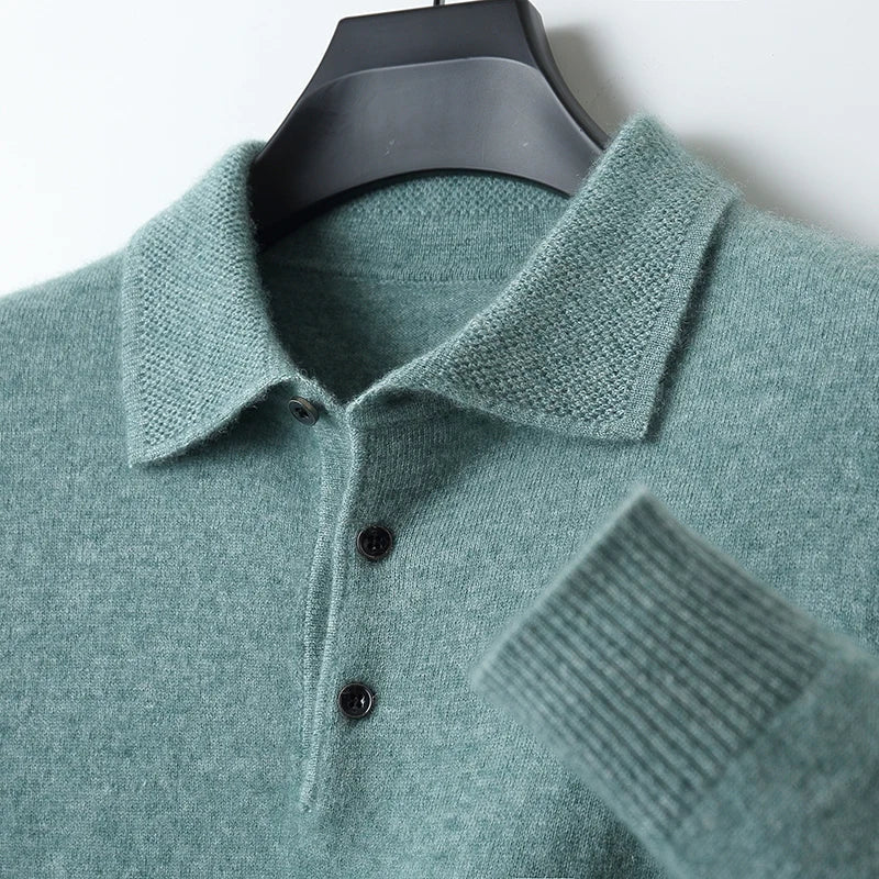 100% Merino Camden Polo - Saint Drako