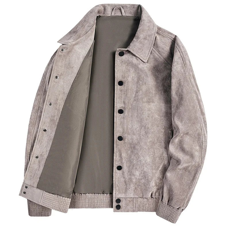 Romeo Suede Autumn Coat - Saint Drako