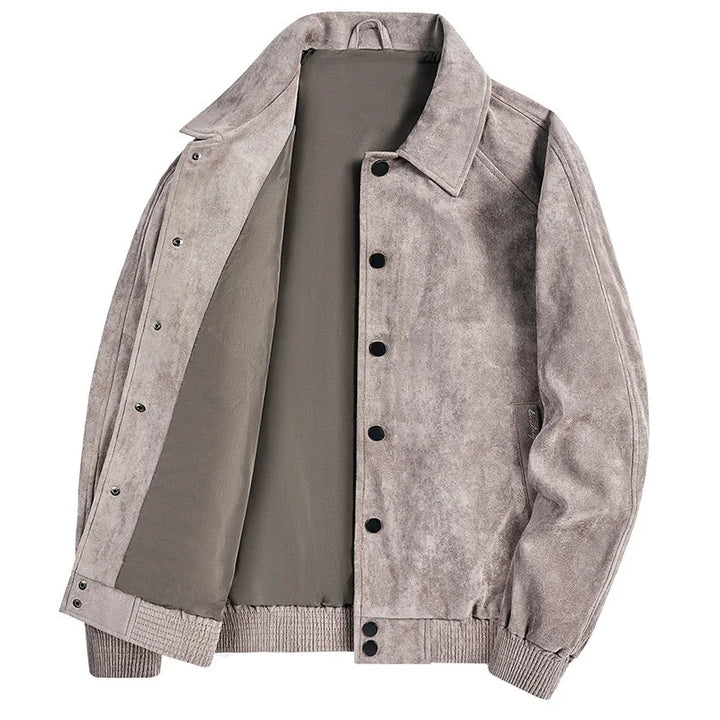Romeo Suede Autumn Coat - Saint Drako