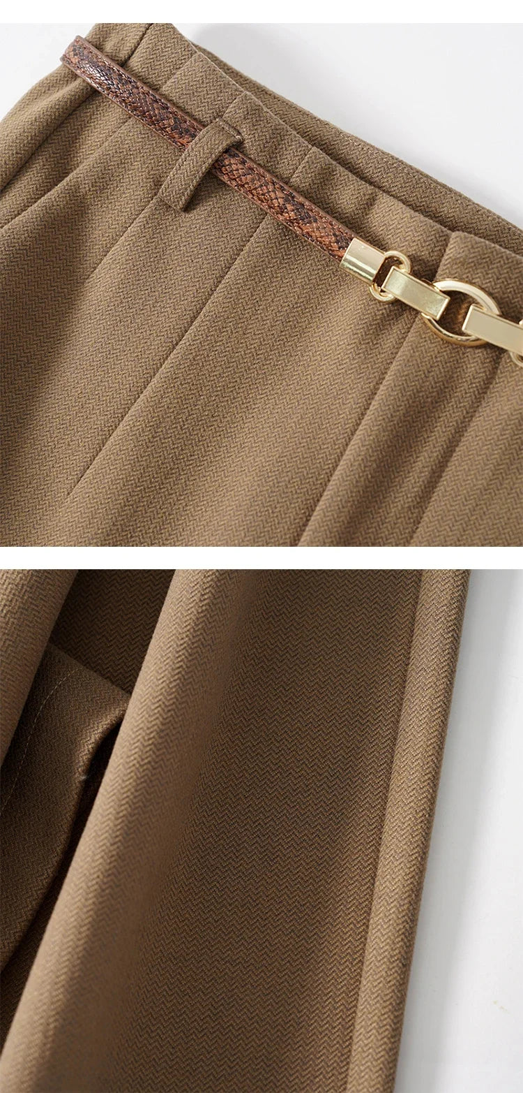 Valona Wide-Leg Wool Trousers