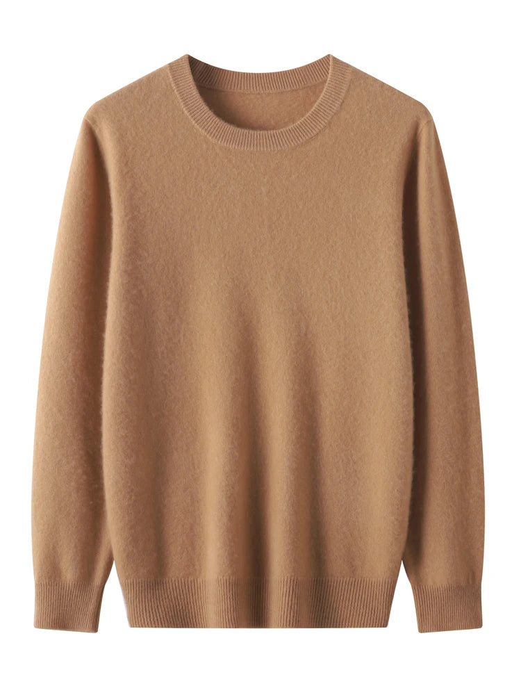 Merino Wool Crew Neck Sweater - Saint Drako