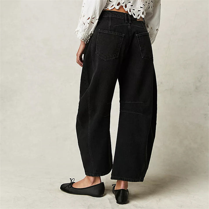 Classic Mid-Rise Barrel Jeans