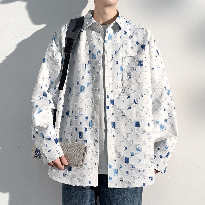 Axion Checkered Button-Down Shirt - Saint Drako