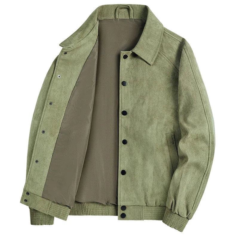 Romeo Suede Autumn Coat - Saint Drako