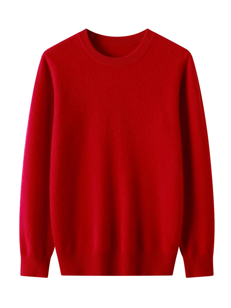 Merino Wool Crew Neck Sweater - Saint Drako
