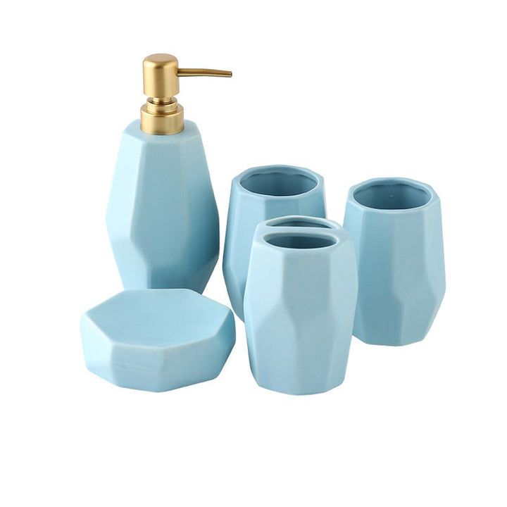 GioielloRilucente Ceramic Bathroom Collection Set