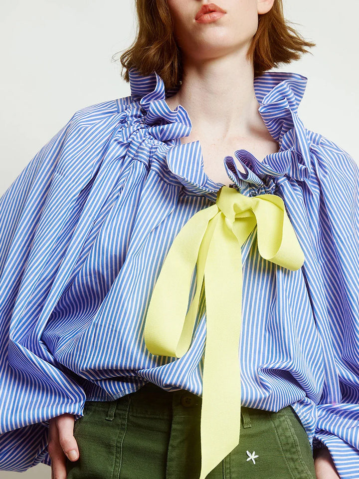 Portsea Puffed Cotton Blouse