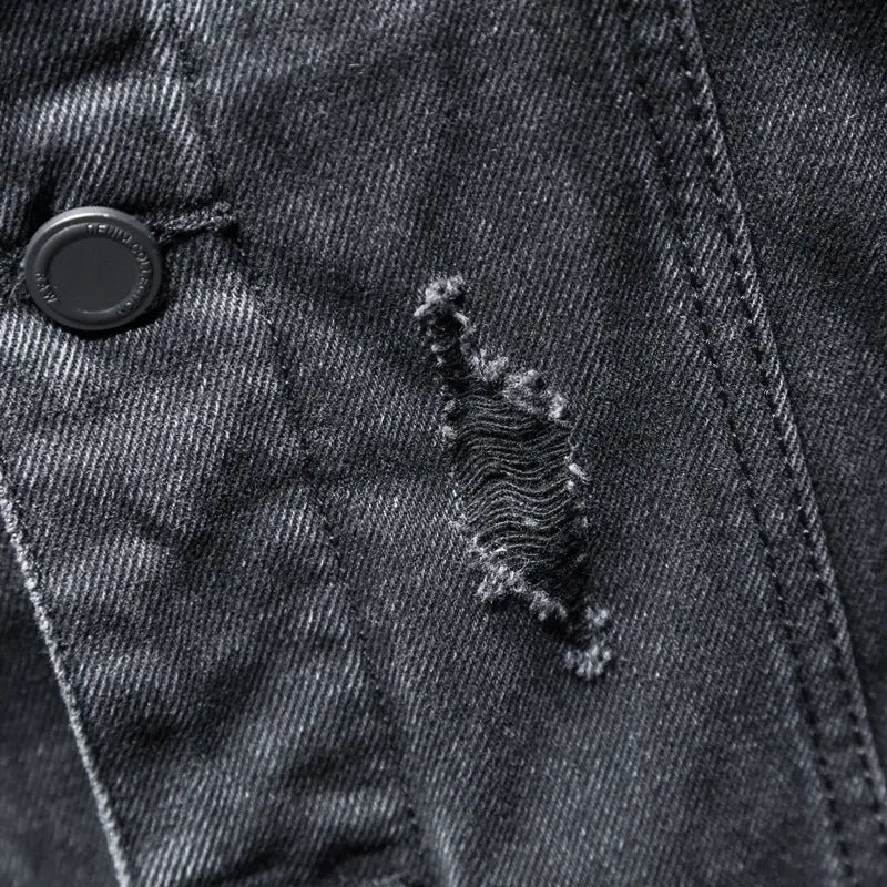 Men’s 2-in-1 Denim Jacket with Removable Inner Layer - Saint Drako