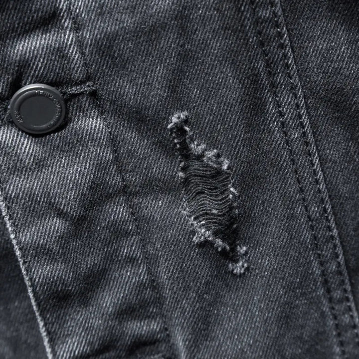 Men’s 2-in-1 Denim Jacket with Removable Inner Layer - Saint Drako