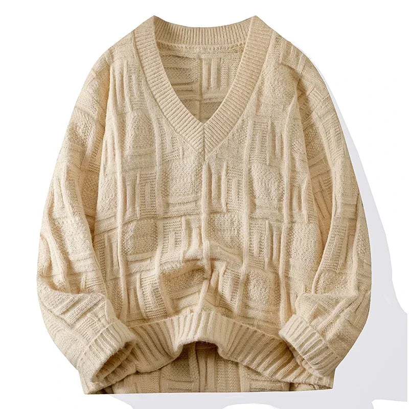 Ravello Knit V-Neck Sweater - Saint Drako