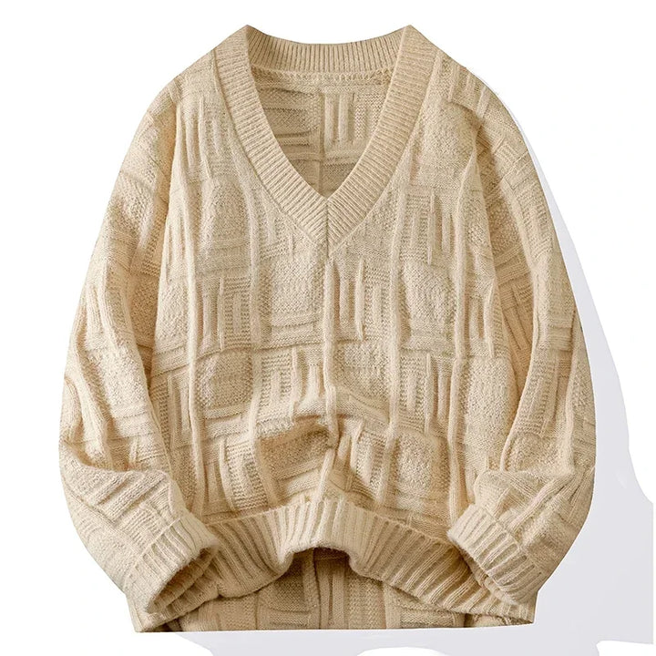 Ravello Knit V-Neck Sweater - Saint Drako