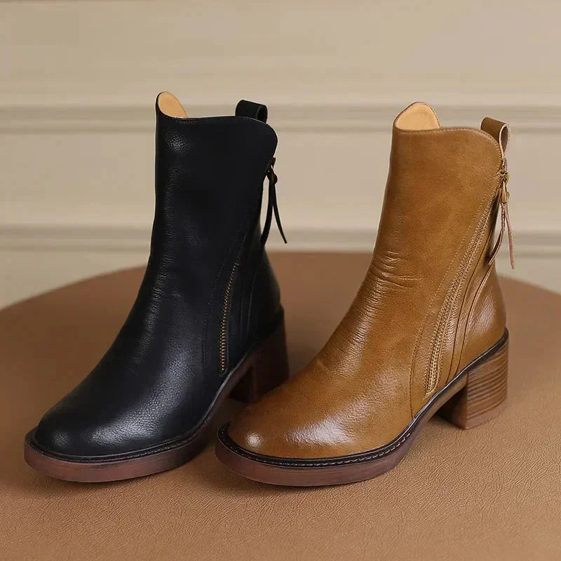 Salerno Platform Ankle Boots