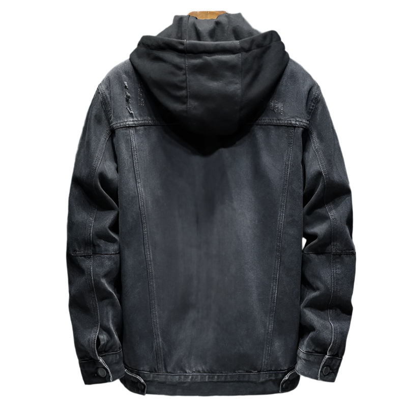 Men’s 2-in-1 Denim Jacket with Removable Inner Layer - Saint Drako