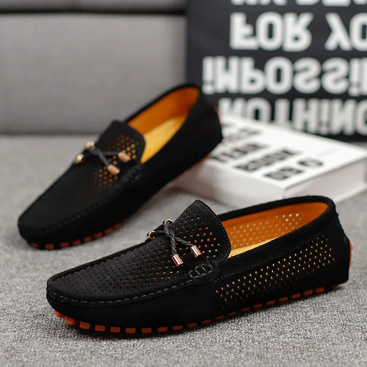 Adrian Leather Slip-On Loafers - Saint Drako