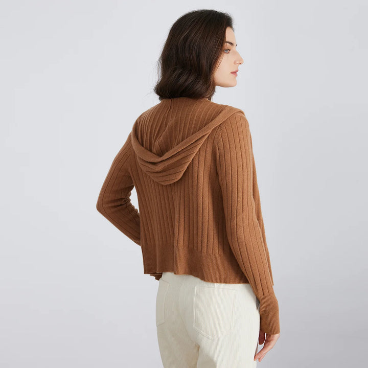 Milan Ribbed Zip Knit Cardigan - Saint Drako