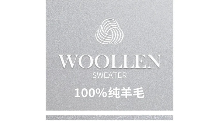 Autumn and Winter Men's 100% Pure Sheep O-Neck Sweater Casual Solid Color Knitted Long Sleeve Pullover Men's Wool Sweater New