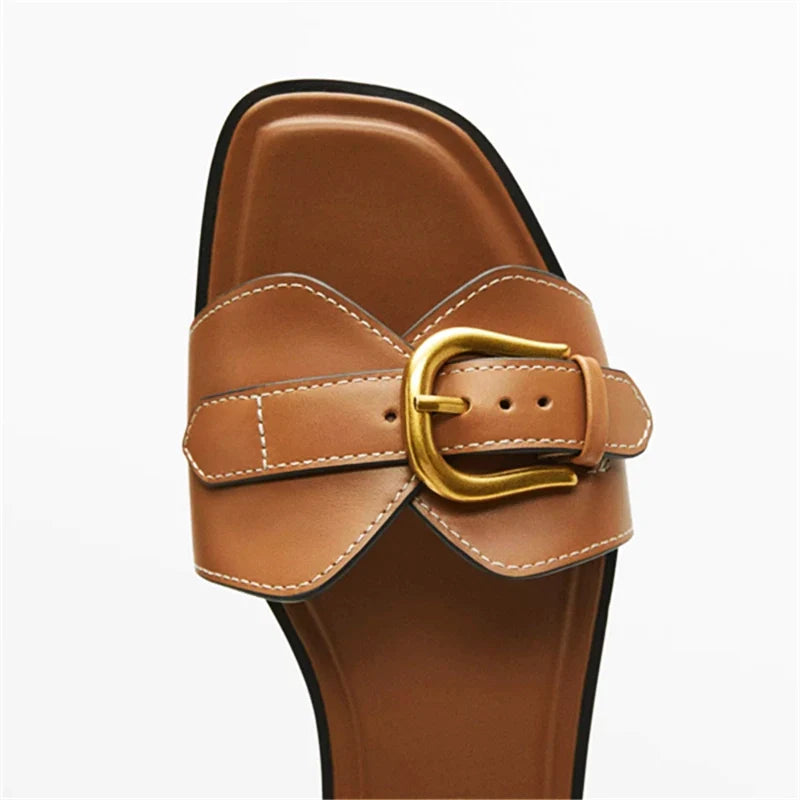 Chrisee Buckle Sandals - Saint Drako