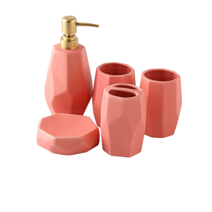 GioielloRilucente Ceramic Bathroom Collection Set