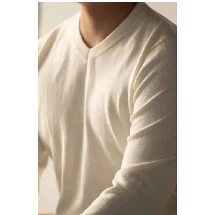 Men’s Classic Pullover Sweater – Old Money Style Knitwear, Soft Thermal Vee Neck Sweaters - Saint Drako